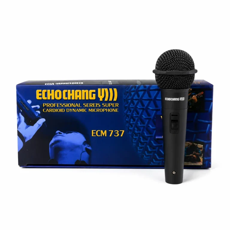 میکروفون داینامیکی اکوچنگ ECM 737 همراه کابل و گلویی
