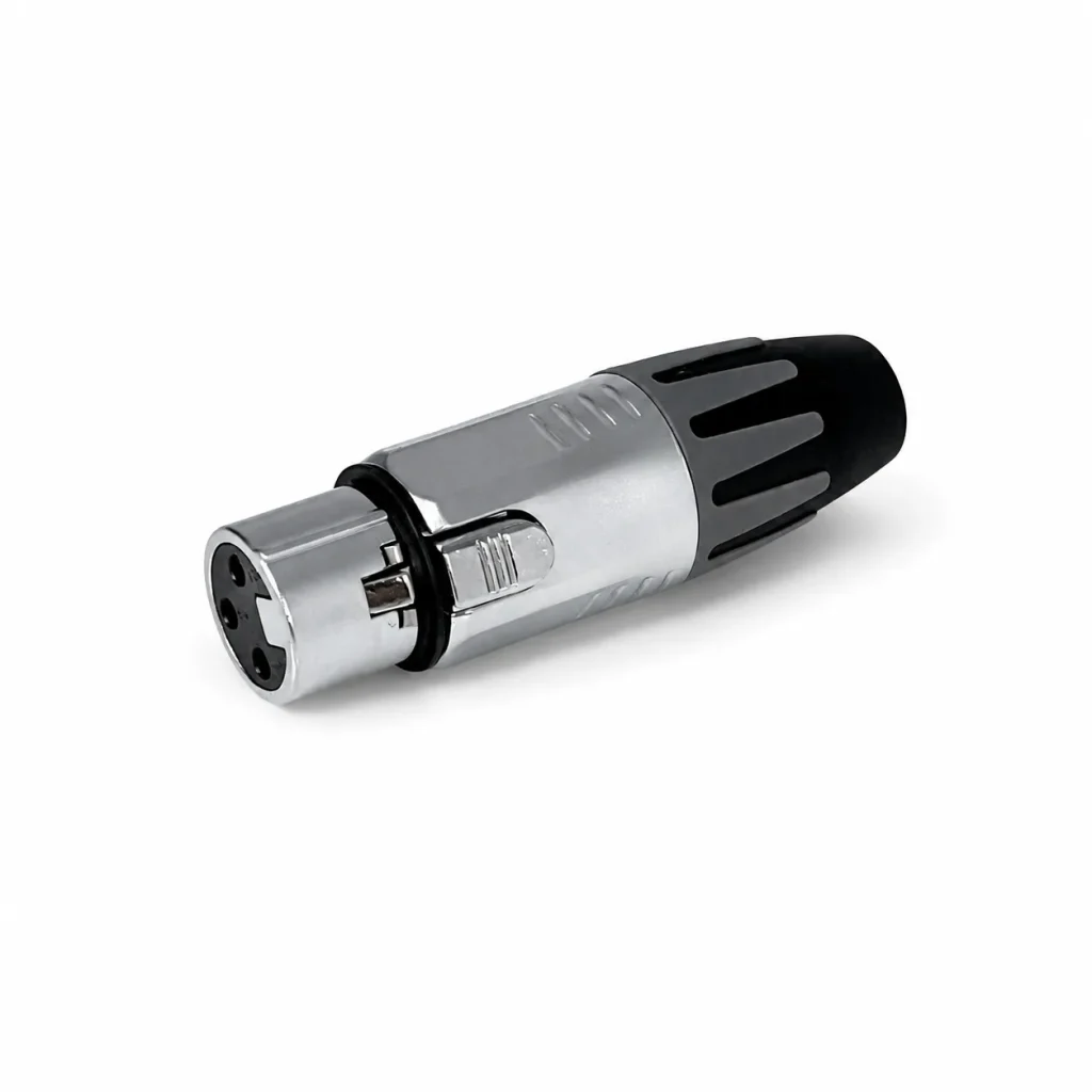 فیش کنون مادگی XLR برند RCZ مناسب ساخت کابل میکروفون حرفه‌ای