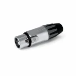 فیش کنون مادگی XLR برند RCZ مناسب ساخت کابل میکروفون حرفه‌ای